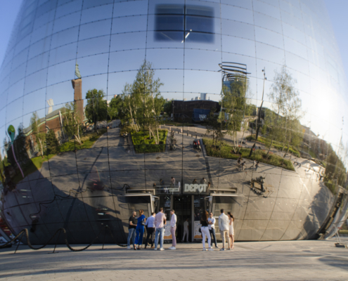 Ingang Depot Boijmans van Beuningen Lustrumfeest Jong Havenvereniging